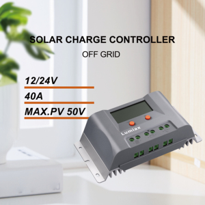 Panneau solaire Lumiax 12V avec écran LCD, Bluetooth, contrôleur de charge PWM pour camping-car, caravane, yacht, AGM/Lithium - Product Image 3