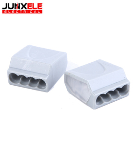 Электрические клеммные блоки <span class=keywords><strong>2</strong></span>-контактные, 3-контактные, 4-контактные, 5-контактные, быстрозажимные, компактные, миниатюрные, с нажимным зажимом, для соединения проводов - Product Image 4