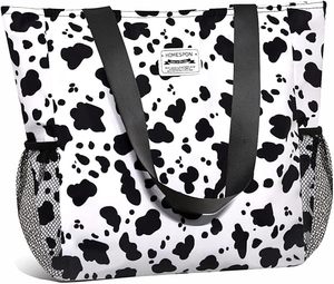 Échantillon gratuit Sac de plage en toile personnalisé avec initiales Sac fourre-tout monogramme Cadeau pour femmes Demoiselle d'honneur et usage quotidien - Product Image 2