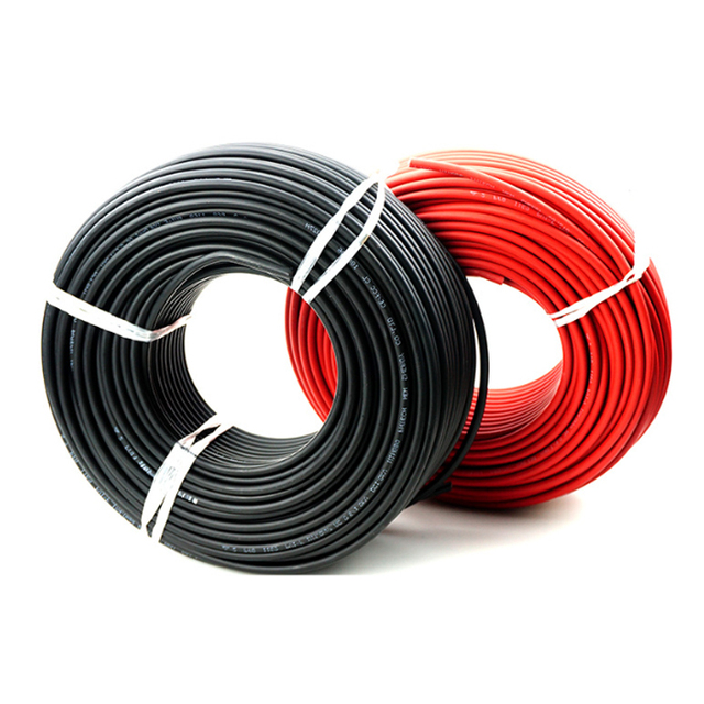 PV Solar Cable 4mm 6mm DC Solar Panel Extension Cable Wire