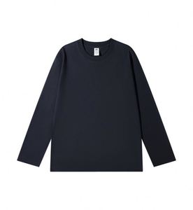 100% Combed Cotton Crew-Neck Long Sleeve Men's T-Shirts Cotton Base - Product Image 6