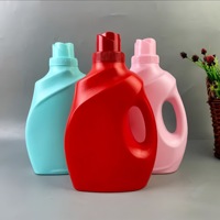 Bouteille de lessive ronde en PE de 2 L avec bouchon à vis, pour usage domestique, bidon de distribution d'adoucissant grand format – Fournisseur Fabricant