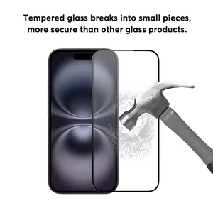 กระจกนิรภัยกันรอยขีดข่วน 0.4 มม. 3D A++ สำหรับ iPhone 17 Pro Max ฟิล์มกันรอยหน้าจอ Apple 16 15 14 AIR อุปกรณ์เสริมโทรศัพท์มือถือ - Product Image 6