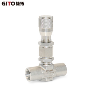 Válvula de Control de Acero Inoxidable SS316L de Alta Precisión con Rosca Interna NPT de 1/4'', Válvula de Medición de Gas de Ajuste Fino de Paso Directo - Product Image 3