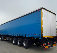 Nouvelle semi-remorque utilitaire en acier robuste à 3/4 essieux, capacité de charge de 60 tonnes, transport de conteneurs de 20 pieds/40 pieds, suspension mécanique/air