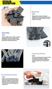Toutes sortes de joints en <span class=keywords><strong>caoutchouc</strong></span> Matières premières de haute qualité Bandes cylindriques en <span class=keywords><strong>caoutchouc</strong></span> mousse EPDM <span class=keywords><strong>Caoutchouc</strong></span> naturel - Product Image 5