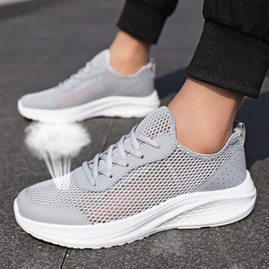 Zapatillas Deportivas de Talla Grande, Ligeras, con Suela de EVA Suave, Transpirables, con Malla Macroporosa, Logotipo Personalizado, para Caminar, Correr, Verano, Otoño e Invierno - Product Image 1