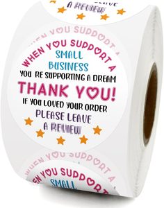 Autocollants ronds adhésifs imperméables <span class=keywords><strong>pour</strong></span> étiquettes professionnelles, emballages artisanaux et cartes de remerciement <span class=keywords><strong>pour</strong></span> anniversaires/mariages - Design mignon en papier - Product Image 6