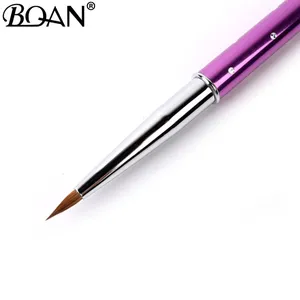 <span class=keywords><strong>BQAN</strong></span> 1PCS Pincel de Uñas 3D Morado, Pincel de Arte para Uñas Acrílicas, Pincel de Kolinsky Sable Puro, Pincel de Dibujo 3D - Product Image 5