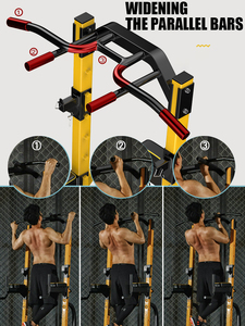 Barre de traction horizontale pour la maison, équipement de fitness multifonctionnel, barre simple et parallèle, support d'haltérophilie d'intérieur - Product Image 6