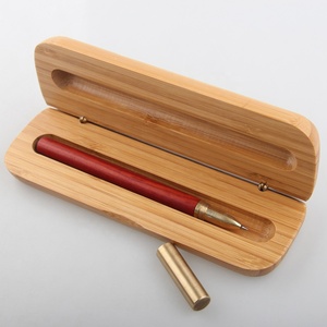 Business promotional metal wood pen Metal gel ink pen wooden roller pen