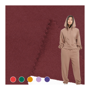 Fabriek Groothandel Gebreide Buisvormige Fleece Stof Poly Katoen Badstof Voor Hoodie - Product Image 1