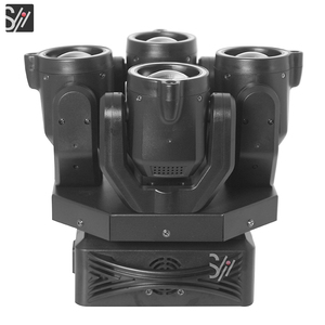 Lumière de scène mobile à tête mobile LED 150W avec télécommande, DJ Party Light RGBW DMX Beam Moving Head Disco pour la maison, le <span class=keywords><strong>club</strong></span>, les anniversaires - Product Image 4