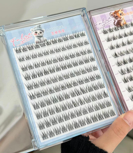 Prebonded Individual Eyelashes 120 Cluster 3D Curl Large <b>Volume</b> <b>Lash</b> Extensions Custom OEM - Product Image 3