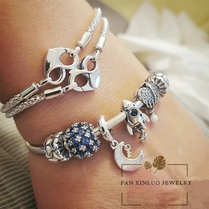 Bracelets <span class=keywords><strong>Pandora</strong></span> <span class=keywords><strong>pour</strong></span> femmes, chaîne serpent en argent sterling 925 authentique de haute qualité, zircon, très demandés - Product Image 5