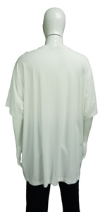 Camiseta Deportiva Extra Larga al por Mayor, Tallas 6XL, 7XL, 8XL, Modelo DM2200, Personalizada con Pedrería, Algodón, Lisa, Estilo Pro Club, Gruesa, para Hombres Grandes y Altos - Product Image 6