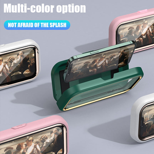 Étui de téléphone flexible étanche antidérapant avec support de téléphone portable à hauteur réglable pour cuisine, salle de bain et <span class=keywords><strong>douche</strong></span> avec fenêtre transparente - Product Image 6