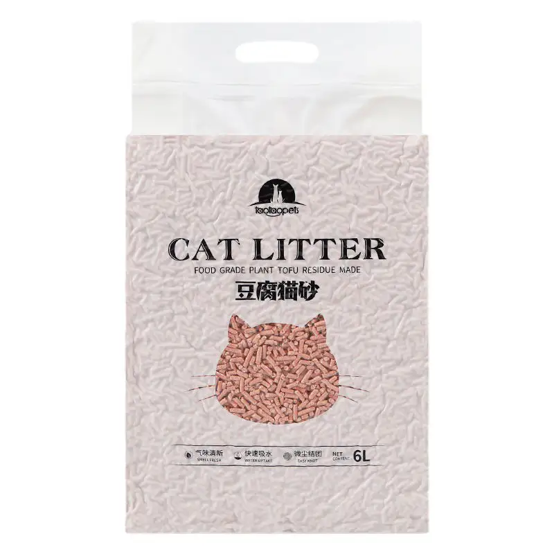 Aroma di pesca carbone attivo lettiera per gatti 4 aromi gatto Tofu gatto lettiera sabbia