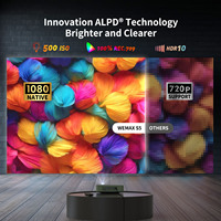 Projecteur DLP portable Wemax S5, tendances du moment, 500 lumens ISO, HDR10, extérieur, 1080p FHD, mise au point automatique, projecteur intelligent global Linux