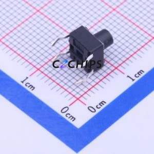 DTS-63K-V Tactile Switch Through hole Component (THT) Switch Single Pole Single Throw Round Button Through Hole 6.2mm - Product Image 2