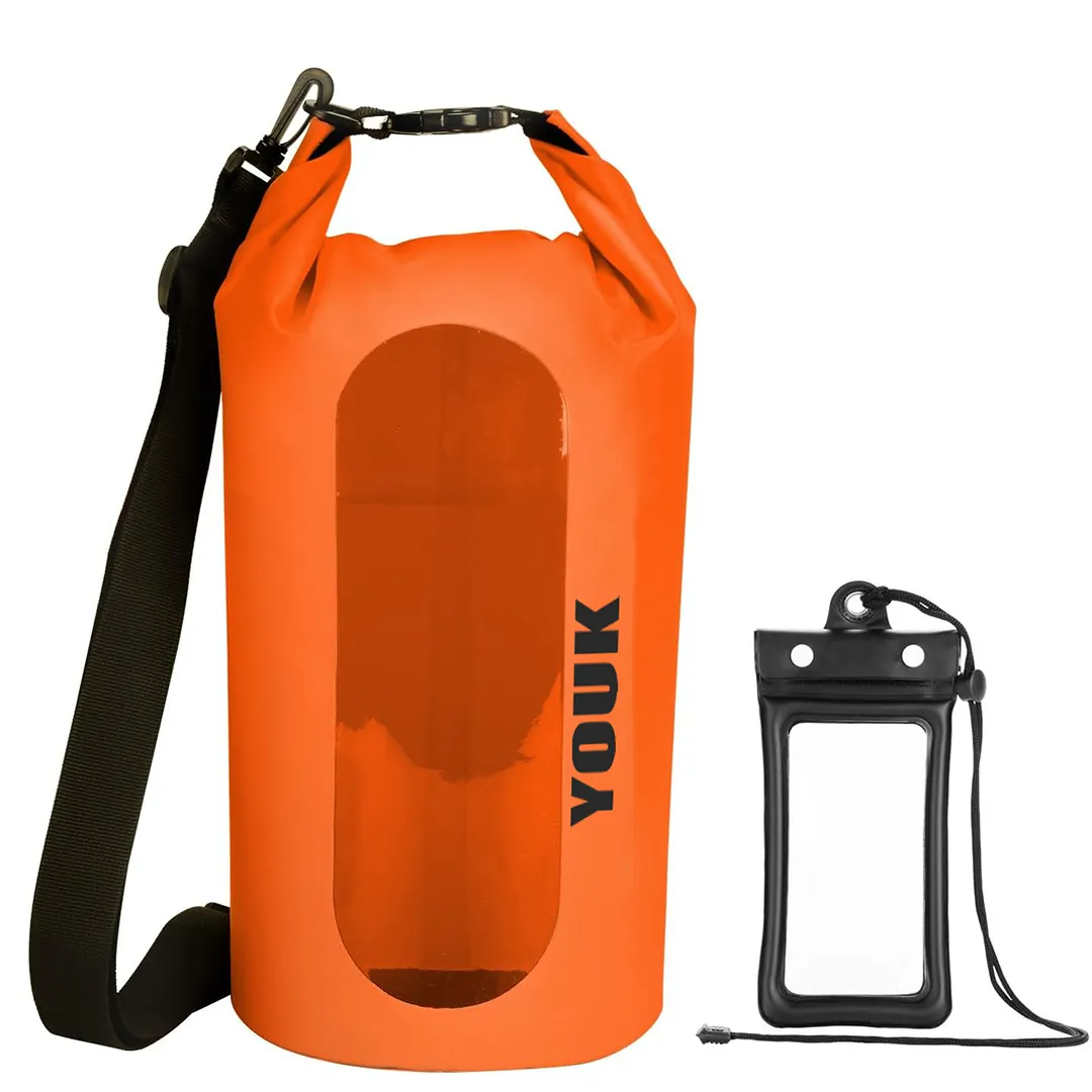 Custom Logo Floating Roll-Top Dry Backpack Boating Hiking Kayak Water Sports Fashionable Outdoor Waterproof RFID Water Proof Bag