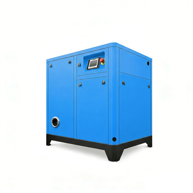 Low Noise Industrial Compressor 7.5kw 11kw 15kw 22kw 37kw High Efficiency VSD Screw Air Compressors With Air Dryer
