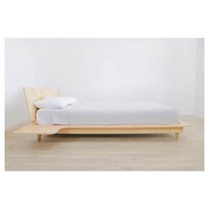 Struttura <span class=keywords><strong>Letto</strong></span> in <span class=keywords><strong>Legno</strong></span> Marrone Base a Singolo Strato in <span class=keywords><strong>Legno</strong></span> Spesso con Imbottitura Stile <span class=keywords><strong>Letto</strong></span> a Muro Senza Testiera - Product Image 6