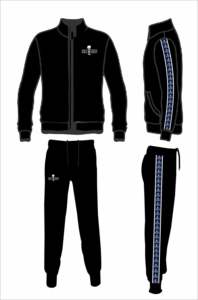 2025 chándal deportivo transpirable para correr, chándal de entrenamiento para adultos y niños, chándal de invierno con patrón sólido, venta al por mayor - Product Image 3