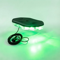 Mini barre lumineuse de 11 pouces, homologation ECE R65 R10, montage magnétique sur toit de voiture TBD7202, rouge, bleu, ambre, vert