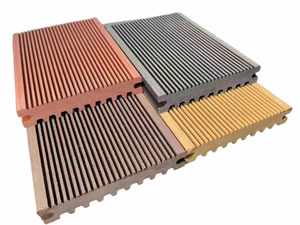Hiện đại 30x30 & 60x60 WPC <span class=keywords><strong>decking</strong></span> gạch ghép gỗ gỗ cho ngoài trời DIY chải kỹ thuật chống trượt Tính năng chống thấm nước - Product Image 5
