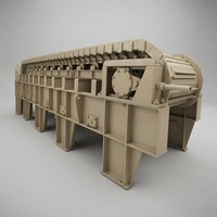 Alimentateur à tablier électrique pour anodes, pour la fusion de l'aluminium, l'extraction de minerai et les lignes de concassage de construction