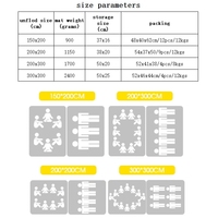 Couvertures de pique-nique couverture de plage Extra Large épais 3 couches tapis d'extérieur pour printemps été Camping parc voyage herbe