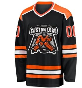 OEM 디자인 인쇄 사용자 정의 하키 유니폼 아이스 하키웨어 세트 남자 여자 훈련 승화 아이스 하키 저지 - Product Image 4