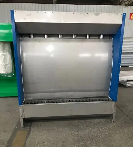 Customized Fully Automatic Water Filtration Spray Tower Powder Coating Booth
