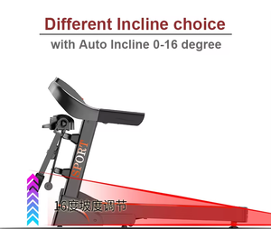 Tapis roulant pliable électrique portable 3,5 ch avec grand écran LCD, inclinaison automatique, équipement de fitness pour la maison, <span class=keywords><strong>musculation</strong></span>, 100 kg - Product Image 5