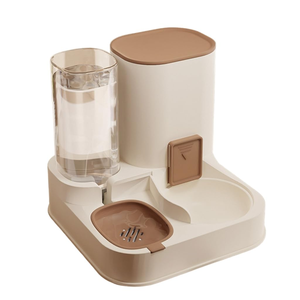 Automatic Feeding Watering All-in-One Stainless Steel Portable Charge Pet Water Dispenser <b>Feeder</b> for <b>Cats</b> Dogs Bowls - Product Image 1