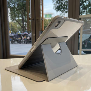 Housse en acrylique à rotation de 360 degrés personnalisée pour <span class=keywords><strong>iPad</strong></span> 11th 2025 <span class=keywords><strong>Air</strong></span> 11 13 pouces 2025 M3 <span class=keywords><strong>Air</strong></span> 2024 <span class=keywords><strong>Air</strong></span> <span class=keywords><strong>4</strong></span>/5/6-<span class=keywords><strong>avec</strong></span> fente pour stylo - Product Image 2