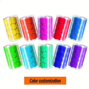 Colorful Non-Slip Nylon Floor <b>Carpet</b> Dots Sitting Markers Circular Magic Sticker Hook and Loop Floor Sitting Spot Markers - Product Image 2