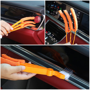 Brosse à poussière pour voiture Anhui Lijie Brush Industry, en matériau PP, outil de nettoyage multifonctionnel pour le nettoyage des aérateurs de climatisation. - Product Image 5