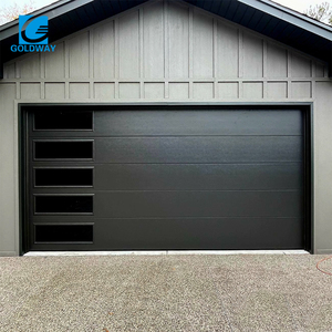 <span class=keywords><strong>Porte</strong></span> <span class=keywords><strong>de</strong></span> garage manuelle en polymère Goldway avec fonction antivol, isolée, design enroulable 16x8 pour usage intérieur/extérieur - Product Image 1