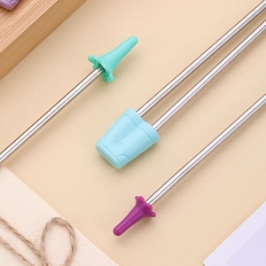 Protège-aiguilles en caoutchouc souple antidérapants pour accessoires de tricot - Product Image 3