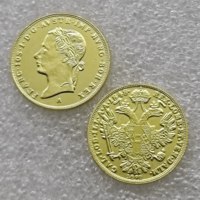 1898A (1848) Autriche - Pièces commémoratives de style antique de 1 ducat Habsburg, cadeaux, décoration de la maison