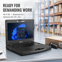 Ordinateur portable semi-robuste Getac S410 14 pouces, Intel Core i7 13e génération 12 cœurs, Windows 11 Pro, IP53, MIL-STD-810H, garantie 3 ans, Intel Iris
