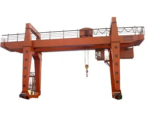 Heavy Duty 5 to 500t MG Type Double Girder Mobile Hook Container Gantry Crane