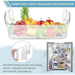 Repuesto de Estante para Puerta de Refrigerador 242126602, Plástico Resistente, Compatible con Uso Doméstico - Product Image 4