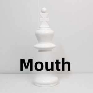 Nouvel ensemble d'échecs minimaliste moderne en résine synthétique, Roi et <span class=keywords><strong>Reine</strong></span>, noir et blanc, complet, pour <span class=keywords><strong>la</strong></span> décoration <span class=keywords><strong>de</strong></span> <span class=keywords><strong>la</strong></span> maison, les cabines à thème KTV et les bureaux. - Product Image 4