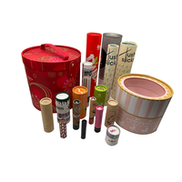 Boîtes rondes rigides en carton personnalisées pour cartouches en céramique pleine, tubes en papier pour cartouches de 1 gramme