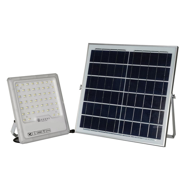 Bright 8-12 Meters Remote Control Distance IP65 Waterproof 40W Solar LED Flood Light for Home Garden Courtyard