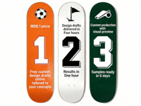 Planche à roulettes en érable canadien 7 plis, production sur mesure, haute vitesse, avec roulements ABEC-9, vitesse maximale 45 km/h - OEM/ODM, MOQ 1 pièce accepté