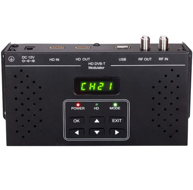 HD to DVB-T Signal AV to RF Modulator Encoder Modulator DVB-T Digital Modulator